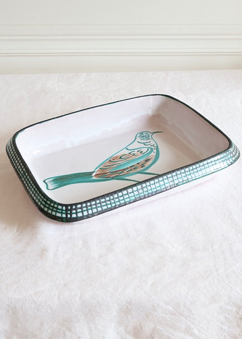 Aimée Aimer Art de la table grand plat Oiseau Robert Picault 32 cm