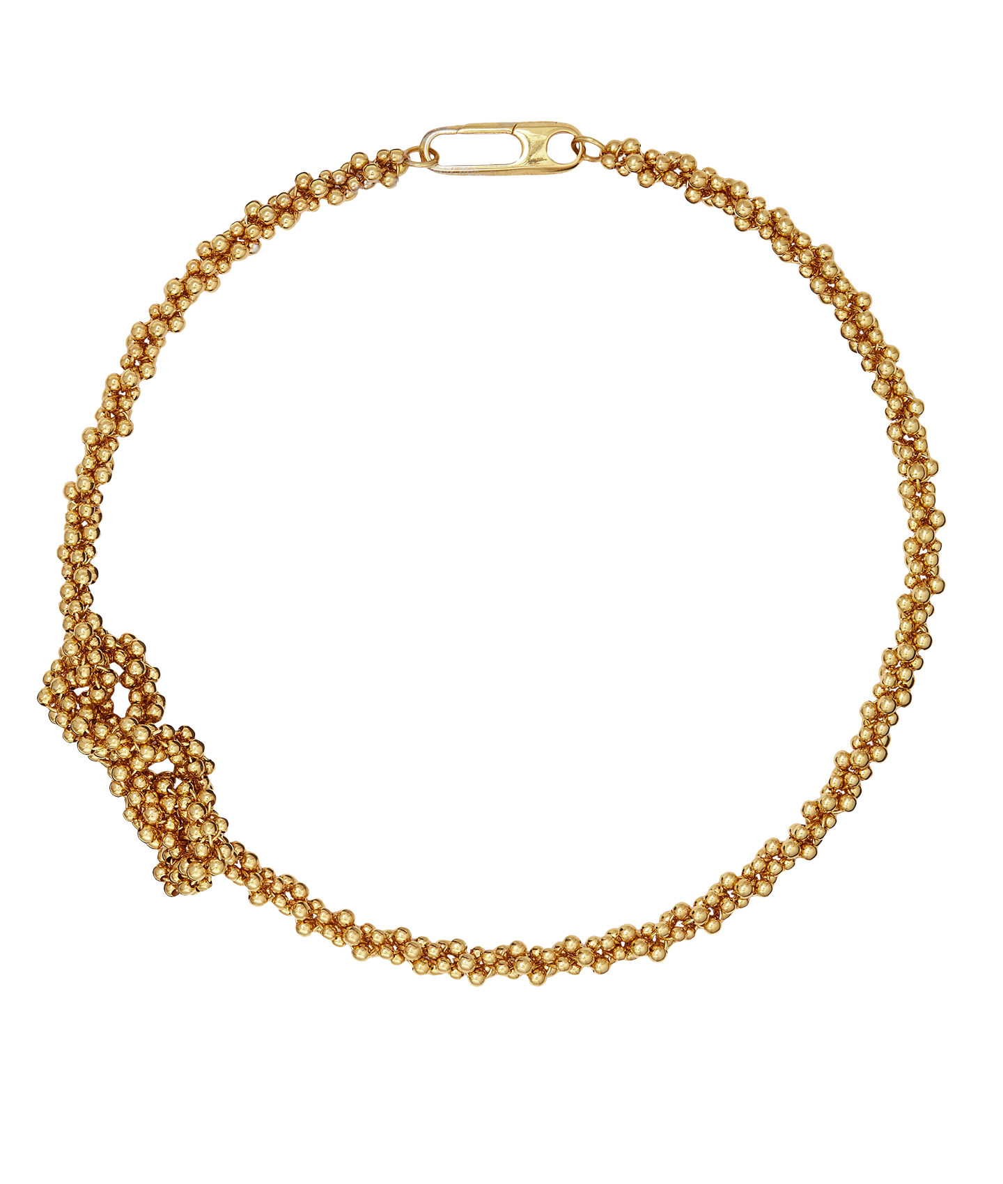 Alighieri Twist of Fate choker collier noeud plaqué or