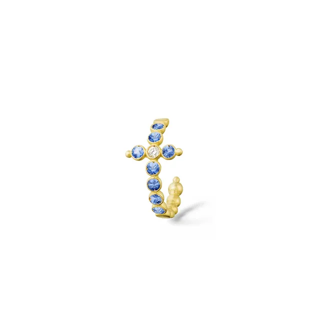 Aimée Aimer Folles Iguazu créole or jaune saphir diamant unité