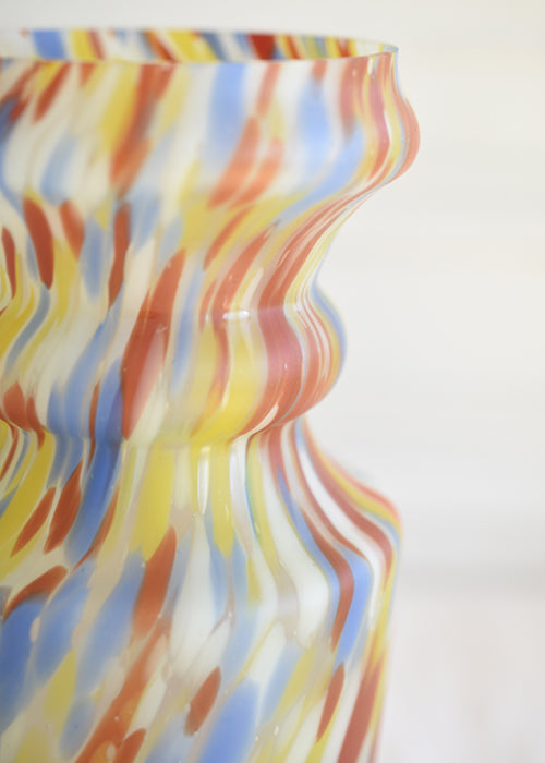 Aimée Aimer Vases vase Feu d'Artifice verre jaspé 27 cm