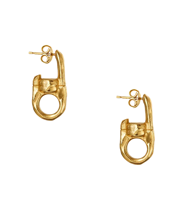 Alighieri High Seas boucles d'oreilles bronze doré 24ct