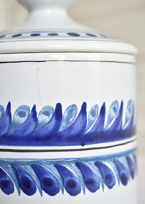 Aimée Aimer Vases Grand Pot Provençal Roger Capron vase faïence bleue