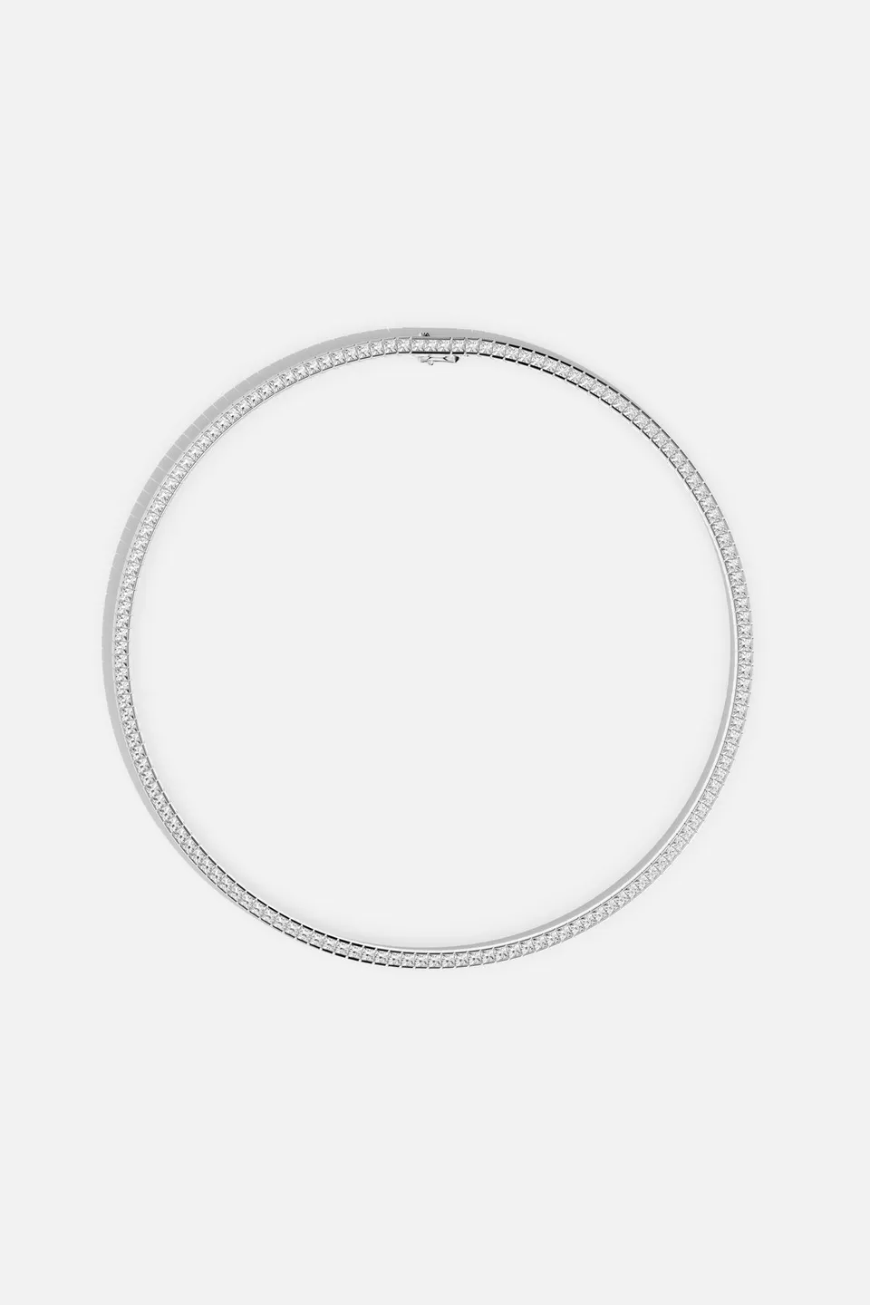 APM Monaco Festival Monaco collier choker blanc M 40 cm