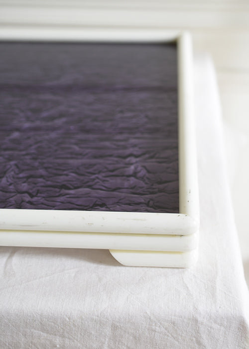 Aimée Aimer plateau résine fractale Dior 60x50 pièce unique