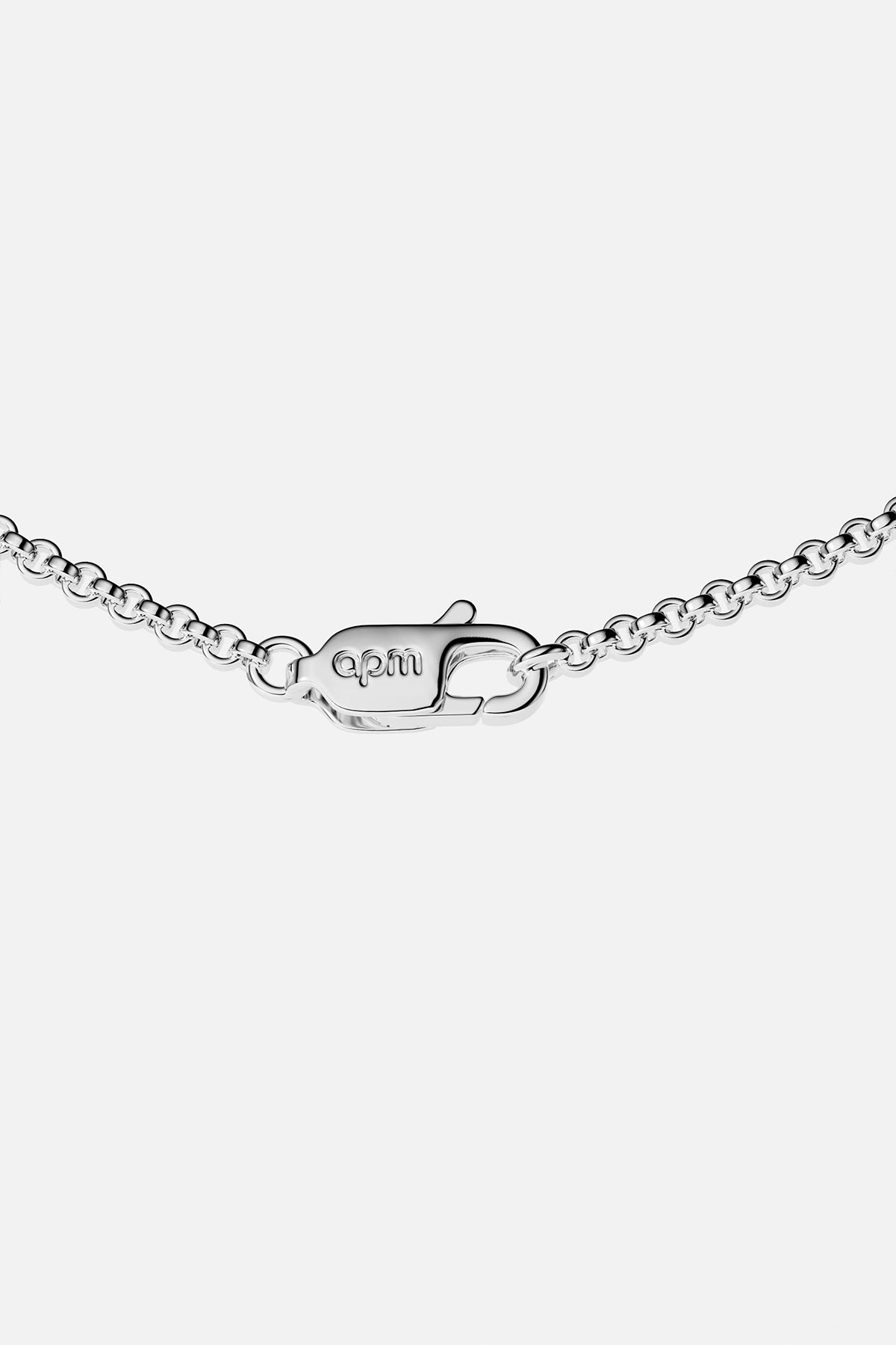 APM Monaco Festival Ice collier ajustable blanc