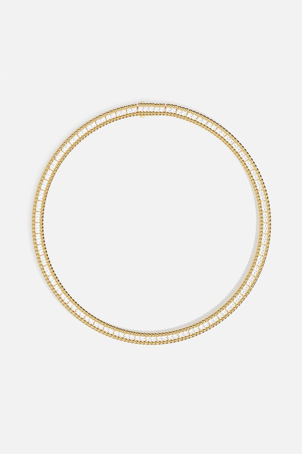 APM Monaco Yacht Club Cordage Collier choker doré Taille S