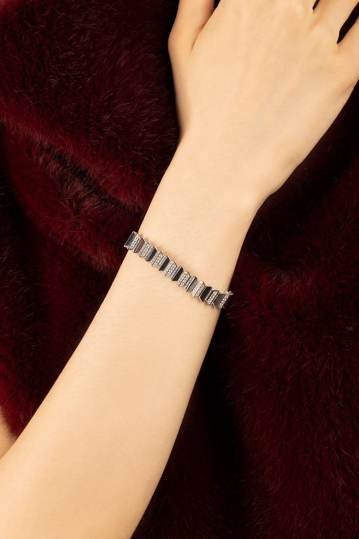 APM Monaco Yacht Club Up and Down bracelet blanc