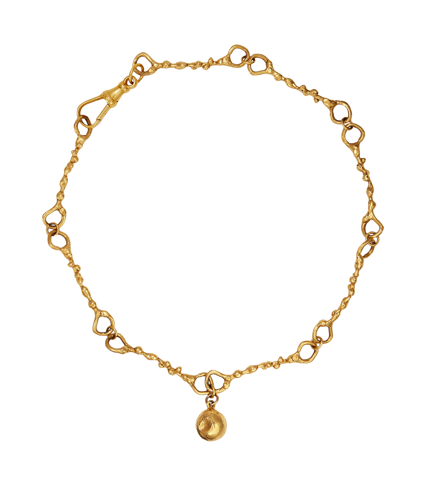 Alighieri Ball of Curiosity choker collier boule dorée
