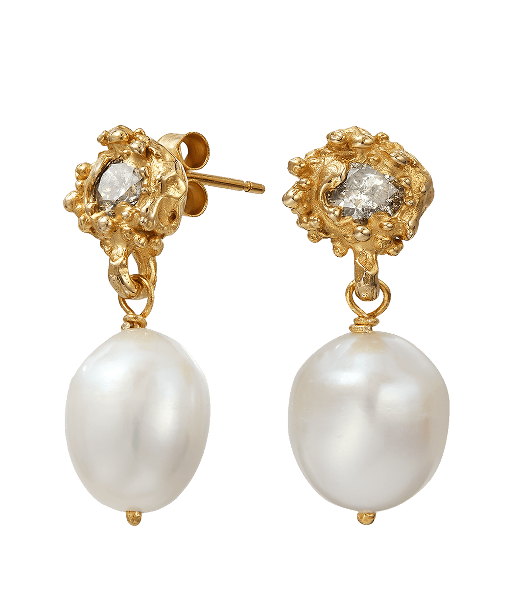 Alighieri Diamond Spark boucles d'oreilles or 9 carats diamant