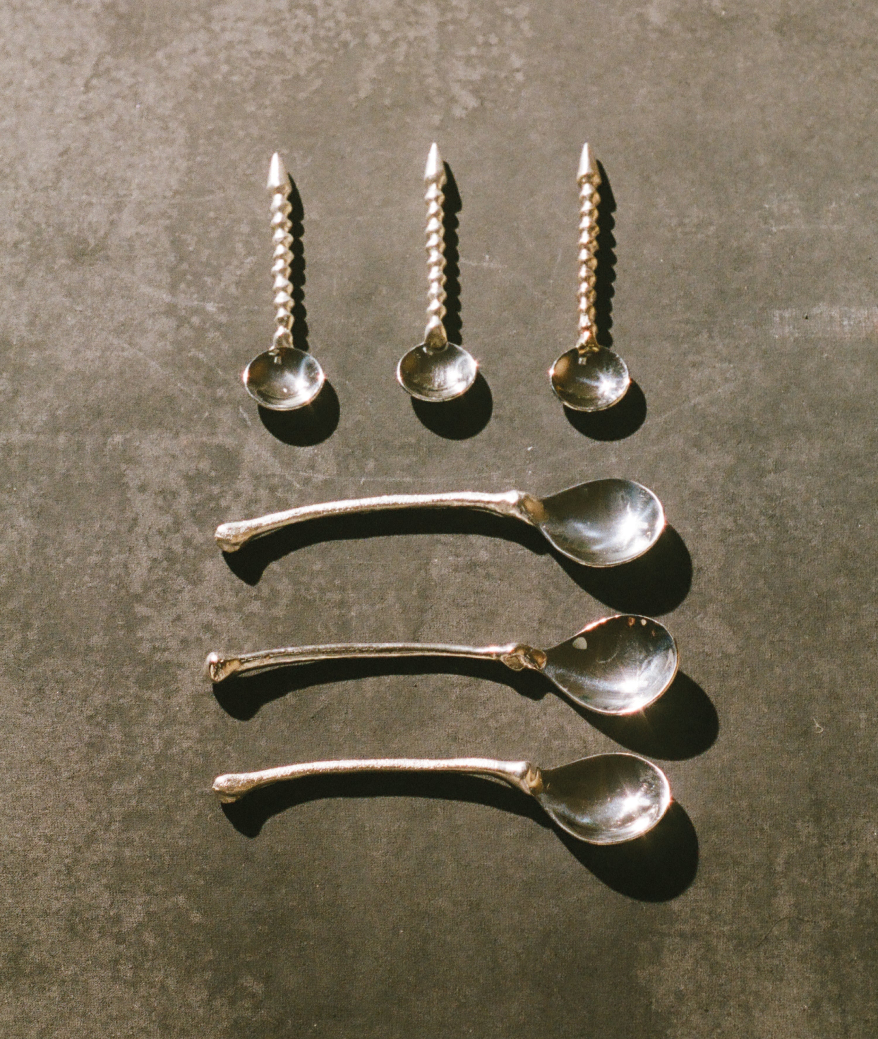 Alighieri Totemic Devotion cuillères dessert lot 4 argent