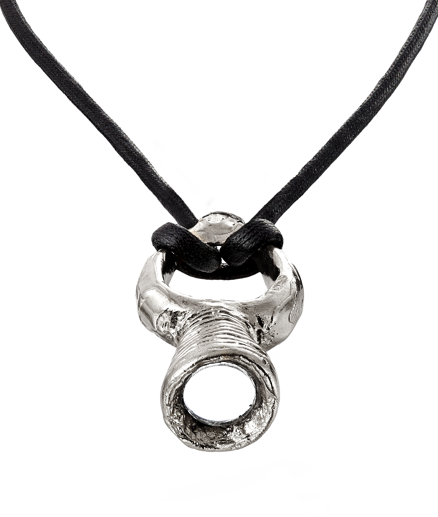 Alighieri Hidden Reflection collier pendentif miroir argent