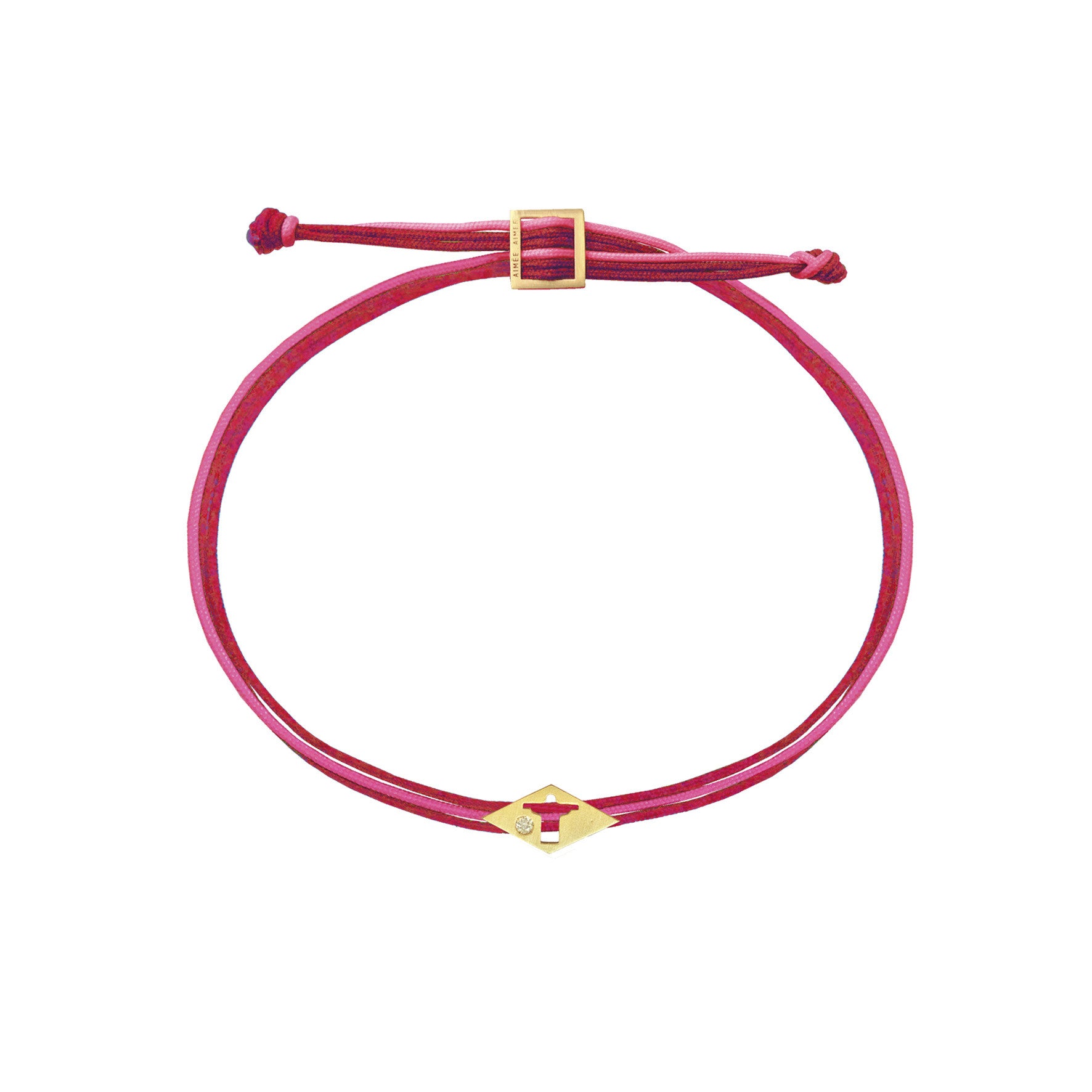 Aimée Aimer Bracelets Rio 1931 Or Jaune Diamant Vert Rose