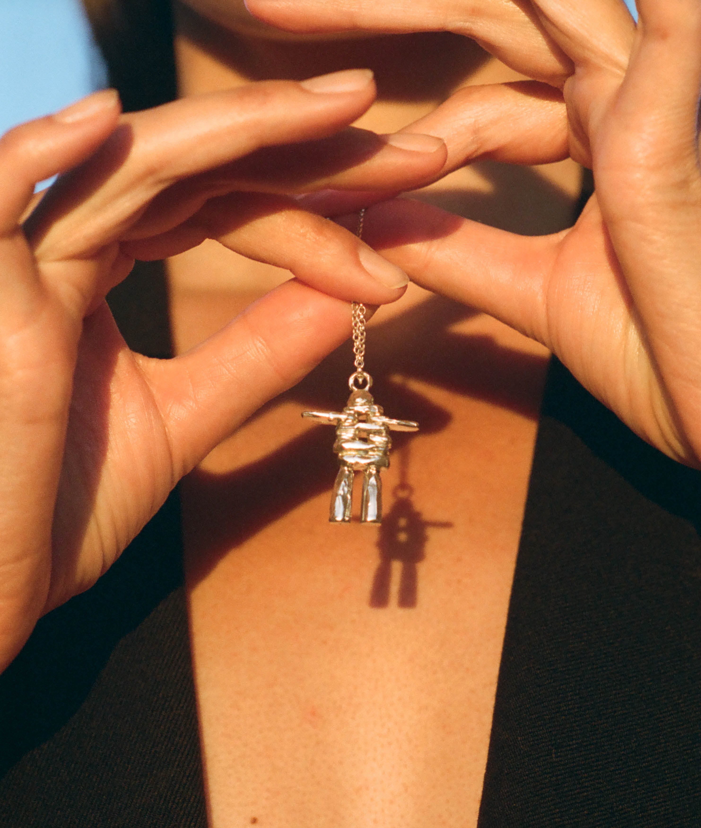 Alighieri The Skeleton of the Self collier argent sterling