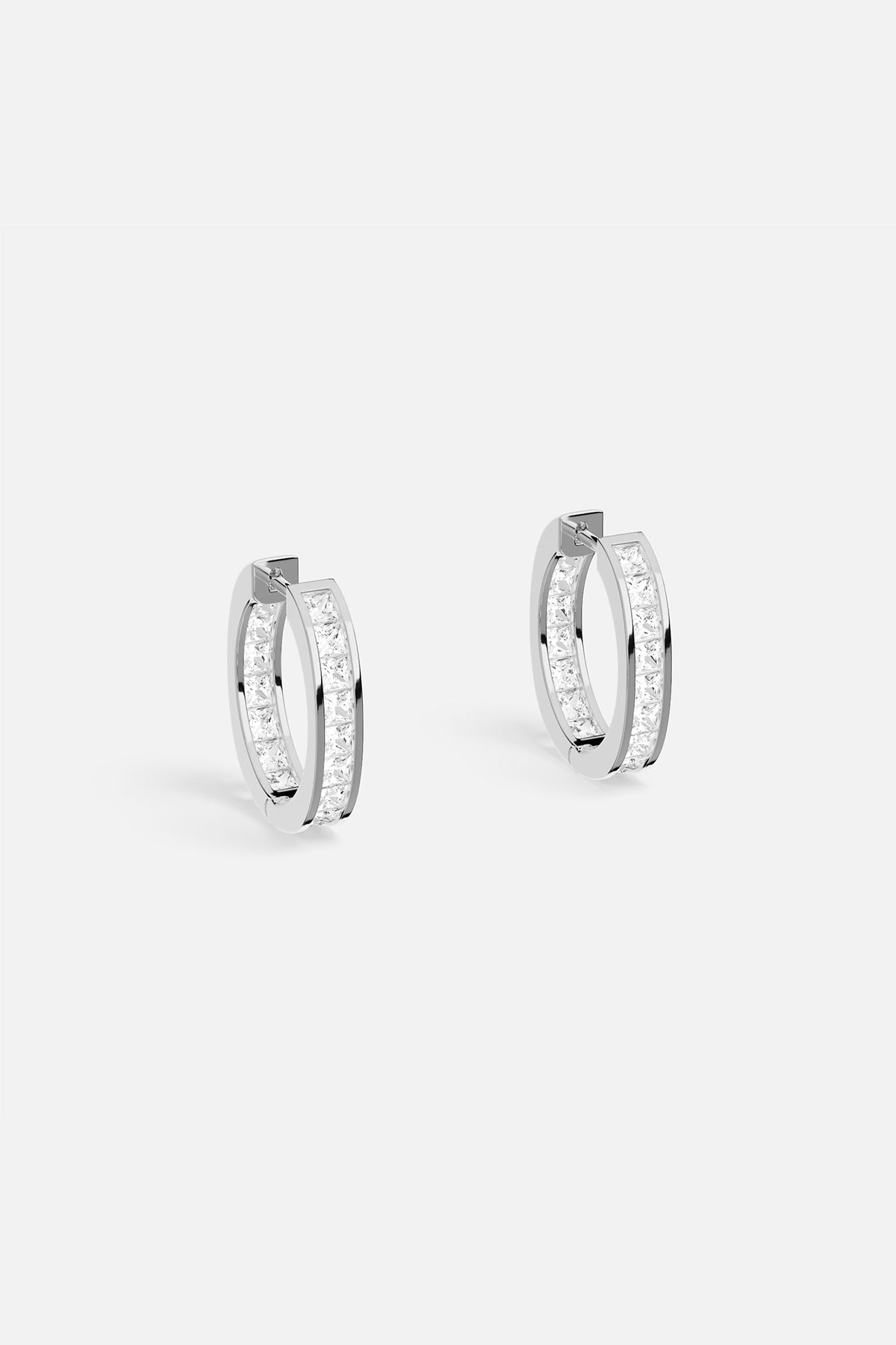 APM Monaco Festival Monaco créoles argent blanc 18,8 mm