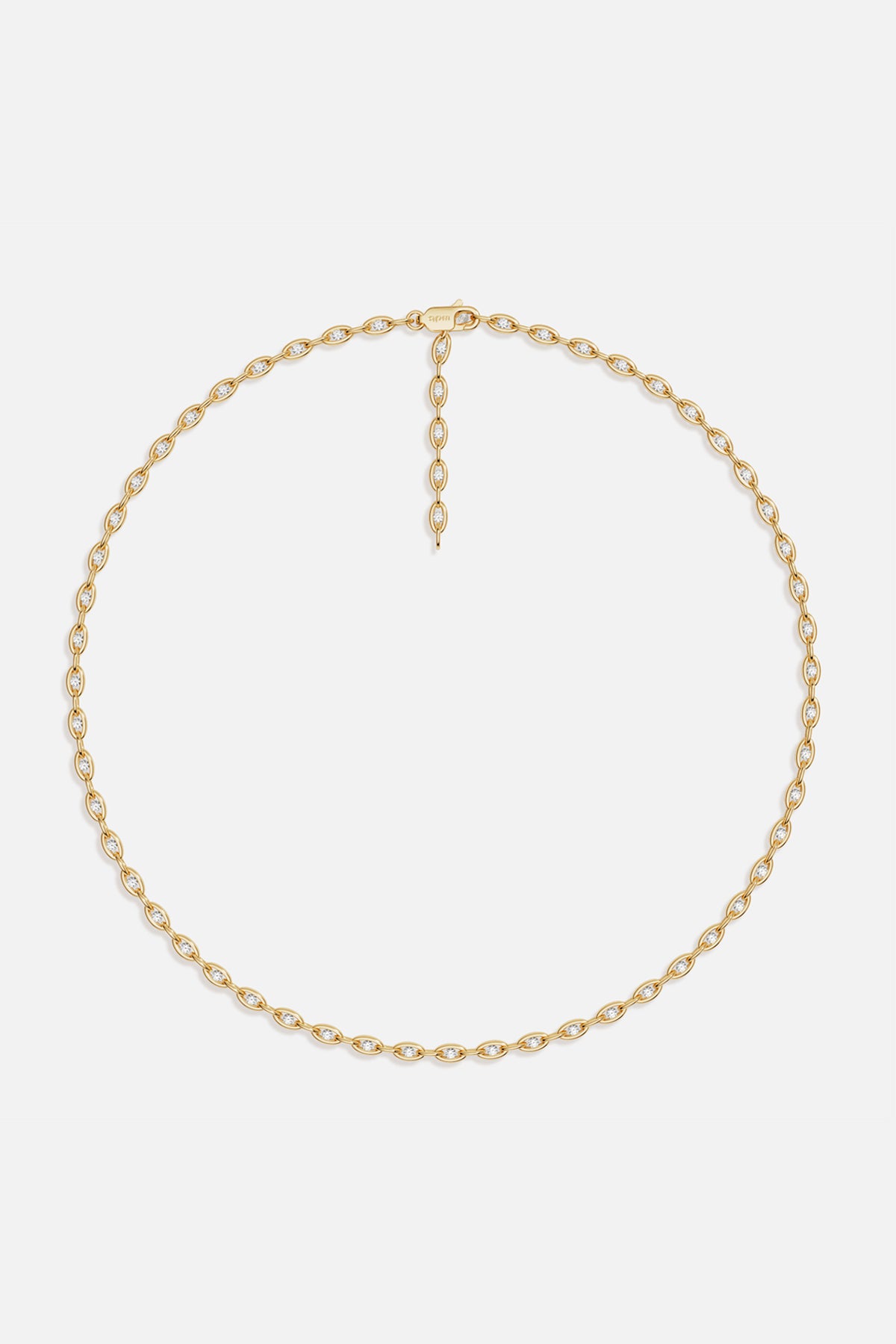 APM Monaco Soleil Enchaîné collier or jaune fin