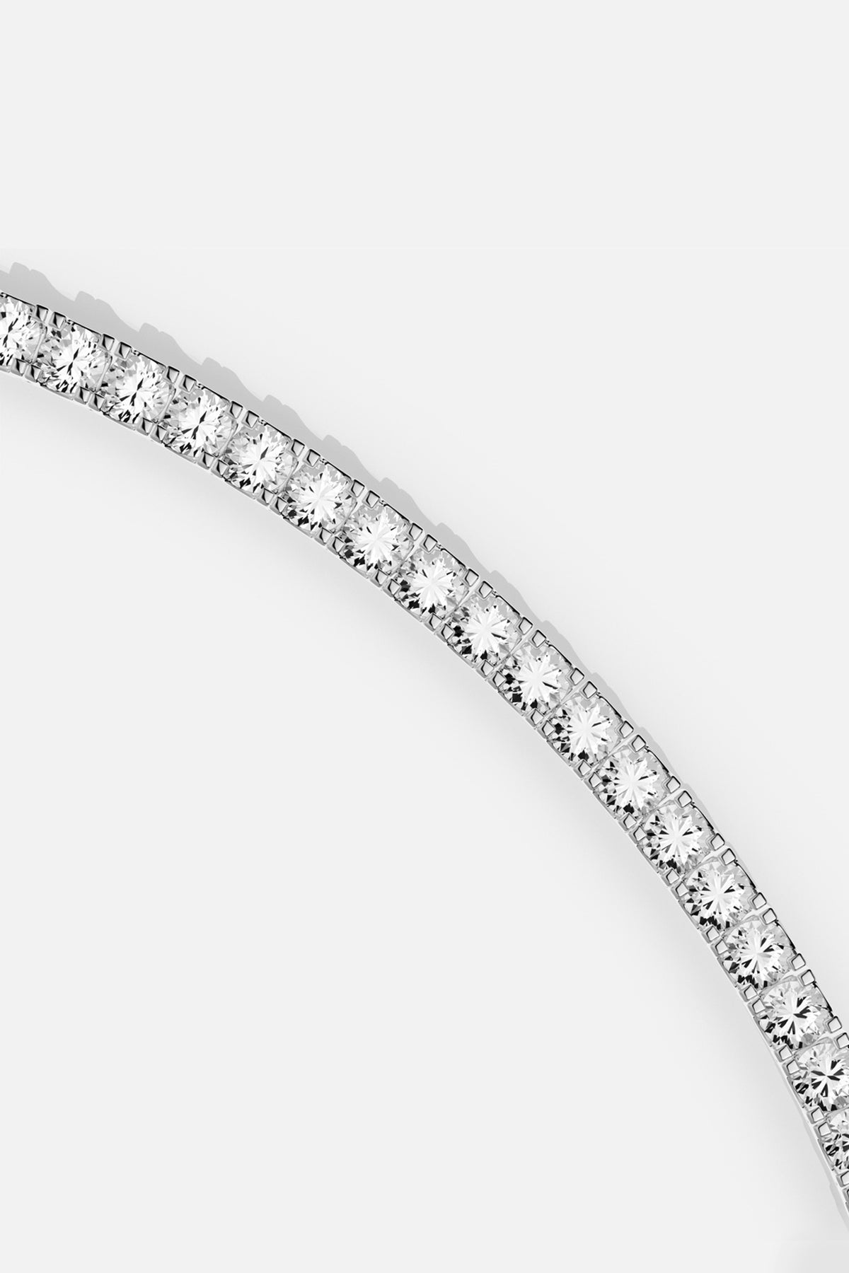 APM Monaco Lumière Tennis collier rivière blanc