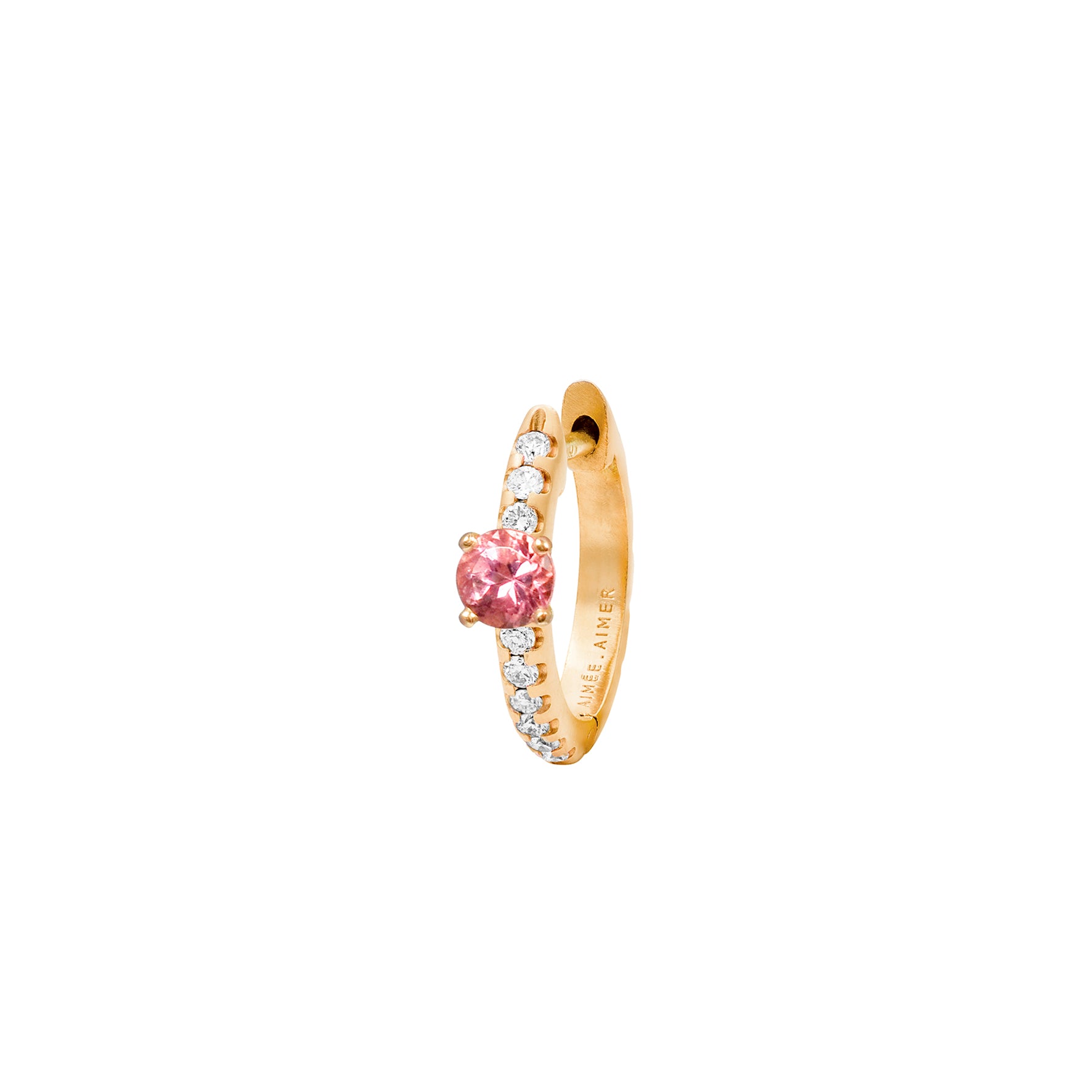 Aimée Aimer Spicy Love créole or rose saphir diamant unité