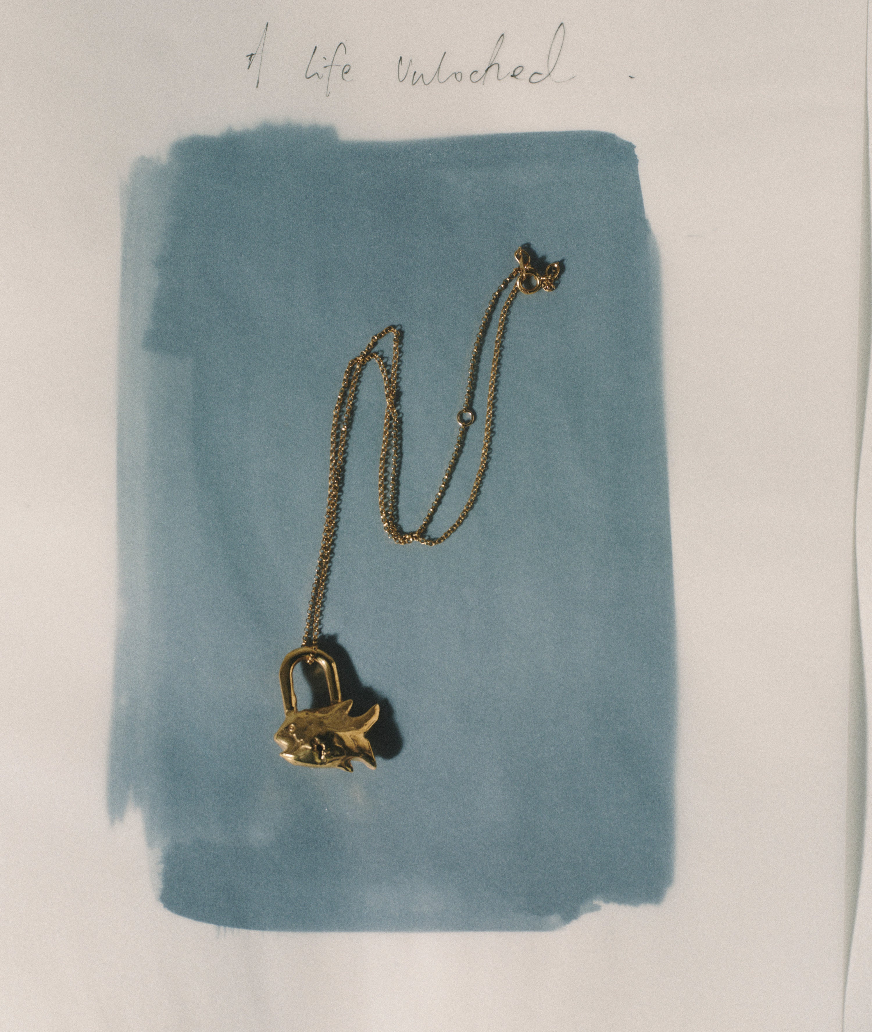 Alighieri A Life Unlocked collier chaîne dorée poisson