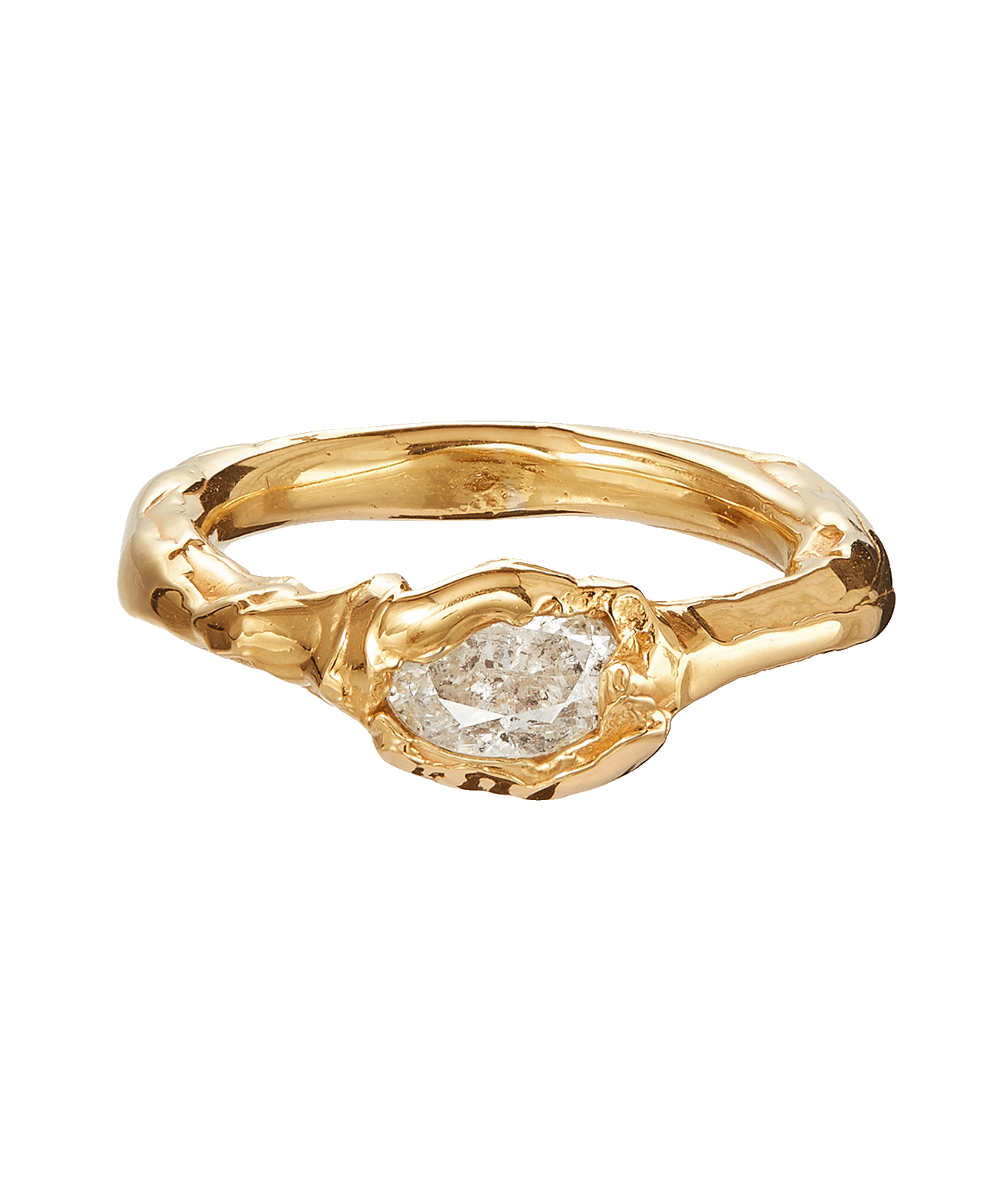 Alighieri Night's Infatuation bague diamant or 9 carats