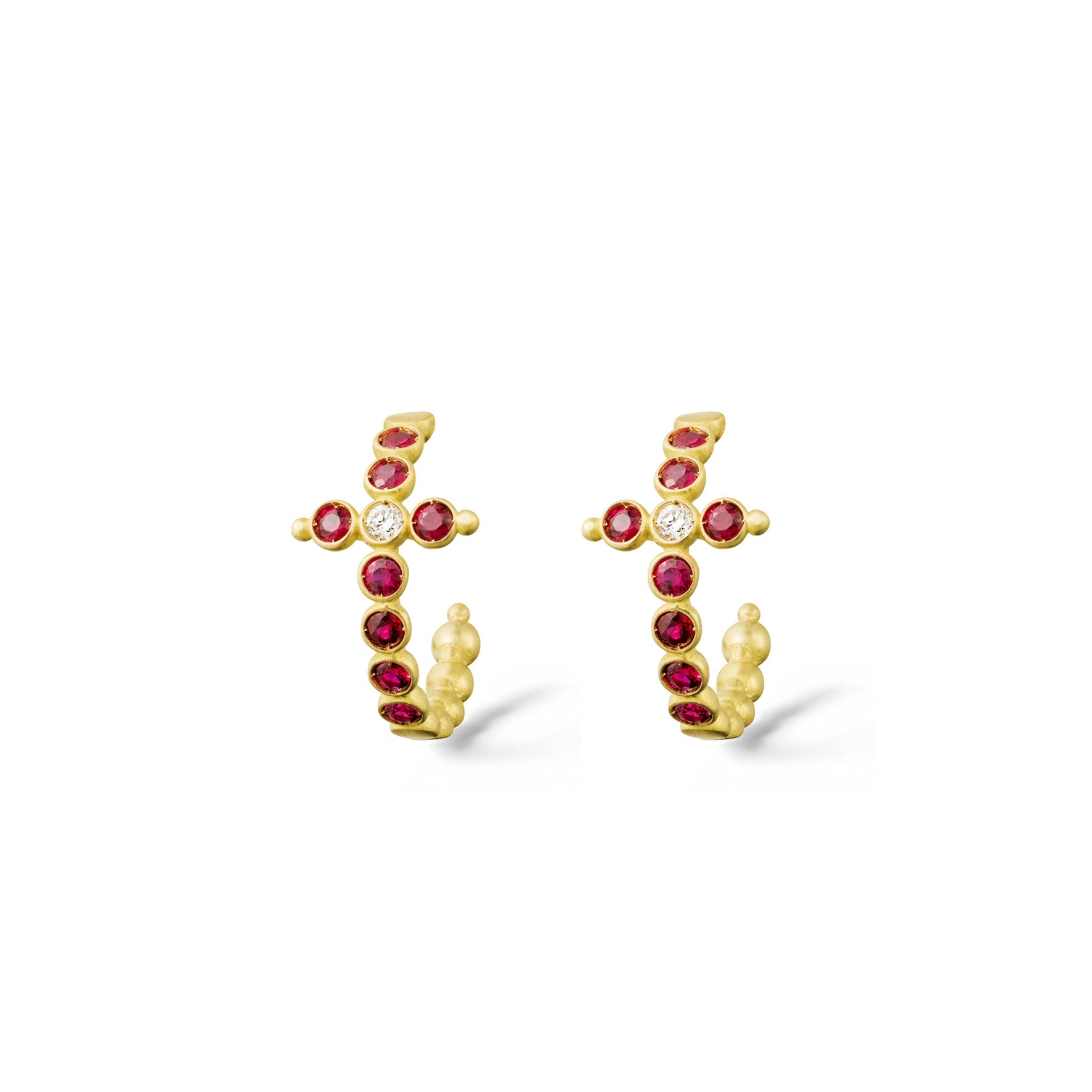 Aimée Aimer Folles Iguazu Créole or jaune rubis diamant unité
