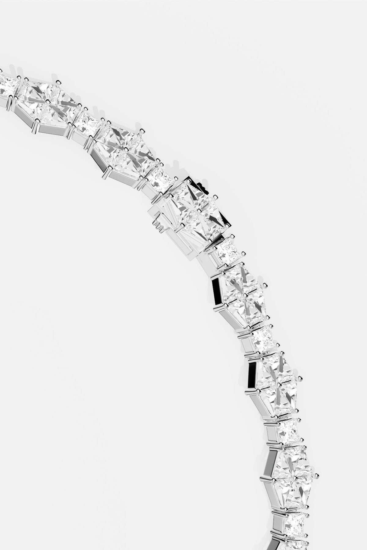 APM Monaco Festival Art Déco collier argent 40 cm