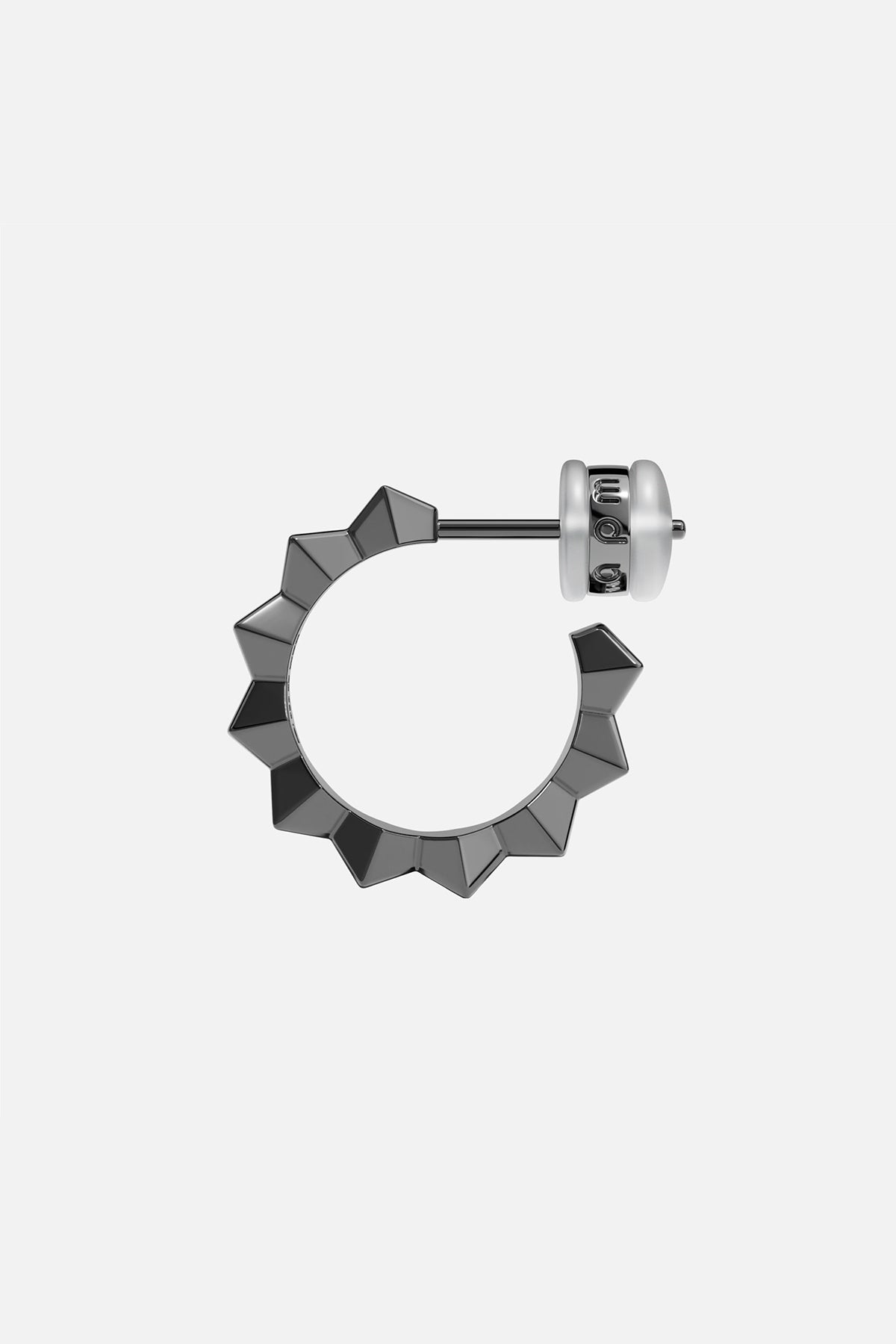 APM Monaco Accessoires fermoir poussette argentée 4,6 mm