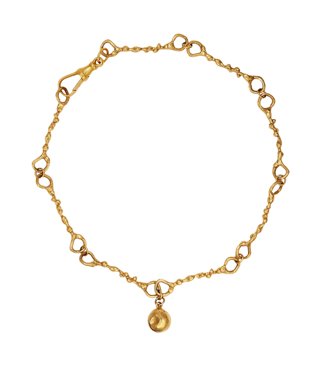 Alighieri Ball of Curiosity choker collier boule dorée