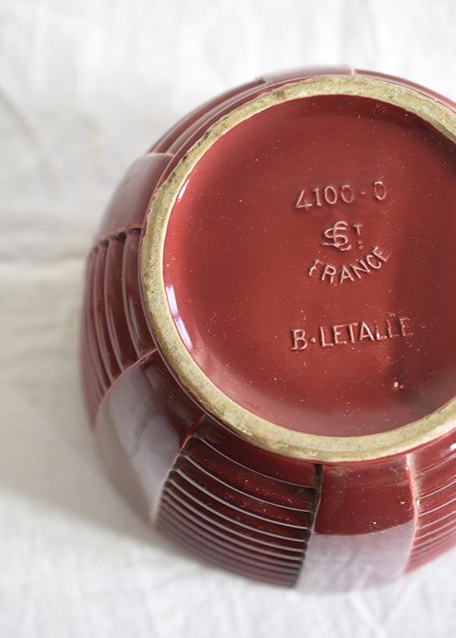Aimée.Aimer Vases Cache-Pot Groseille Faïence 18 cm Rouge