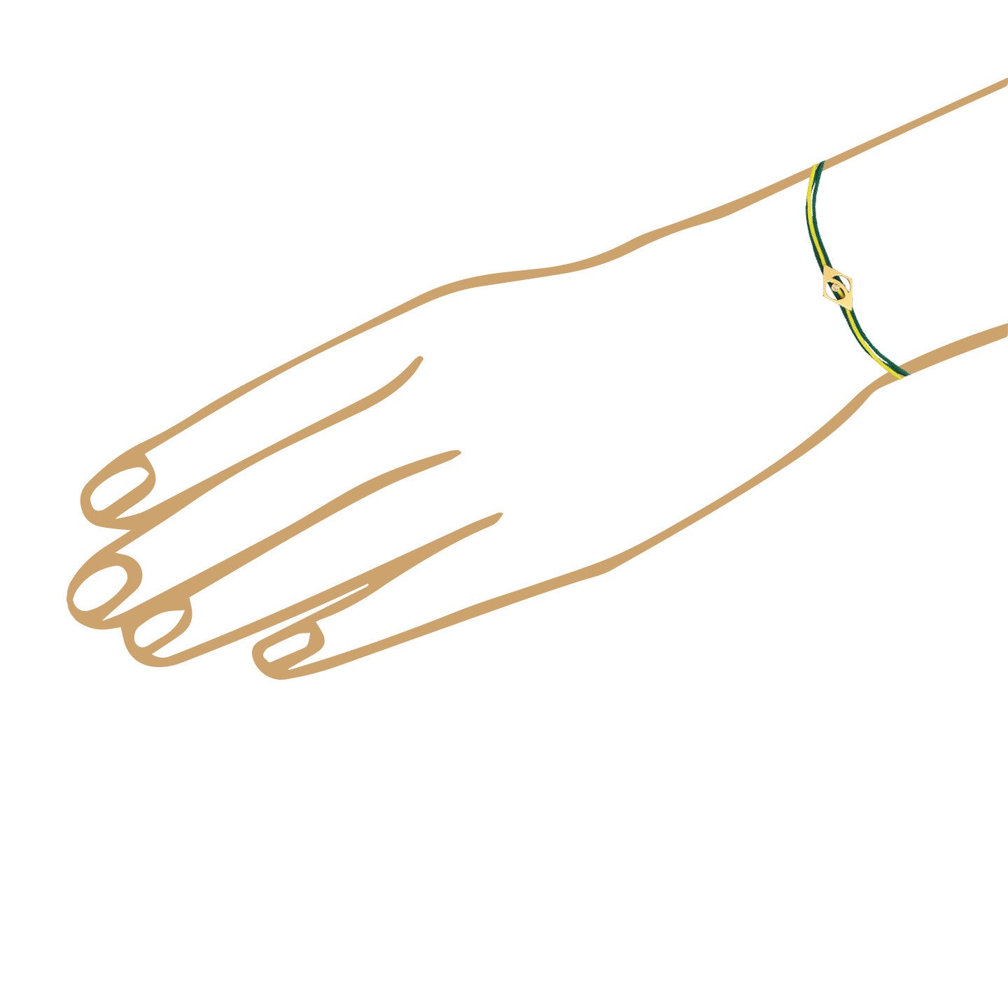 Aimée Aimer Constellation Bracelet Or Jaune Rouge Bleu