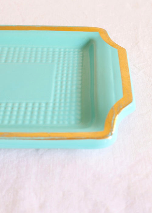 Aimée Aimer Art de la table Plat à Cake Turquoise 39 cm
