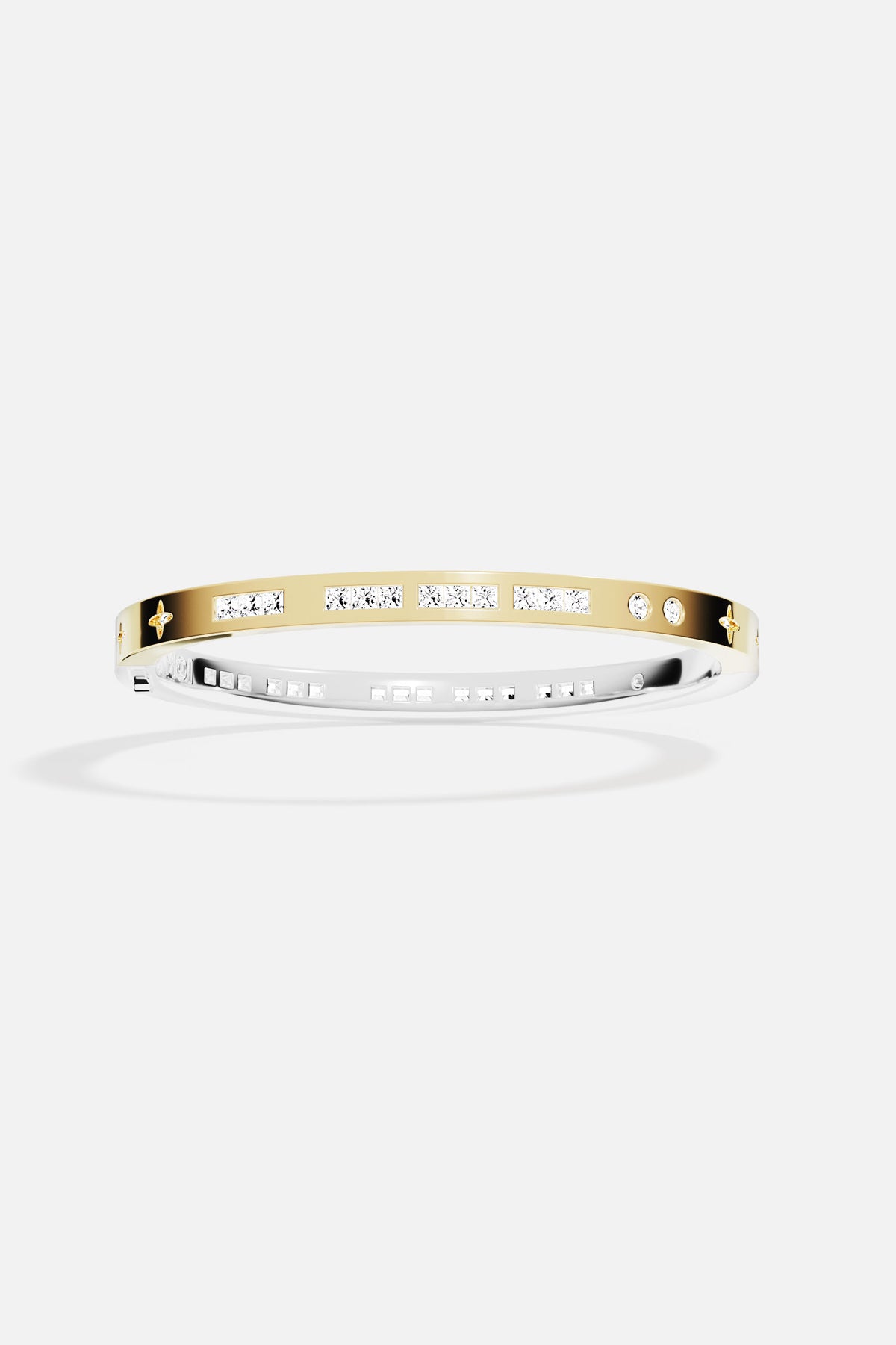 APM Monaco Morse TOI et MOI jonc bicolore M 16,5 cm