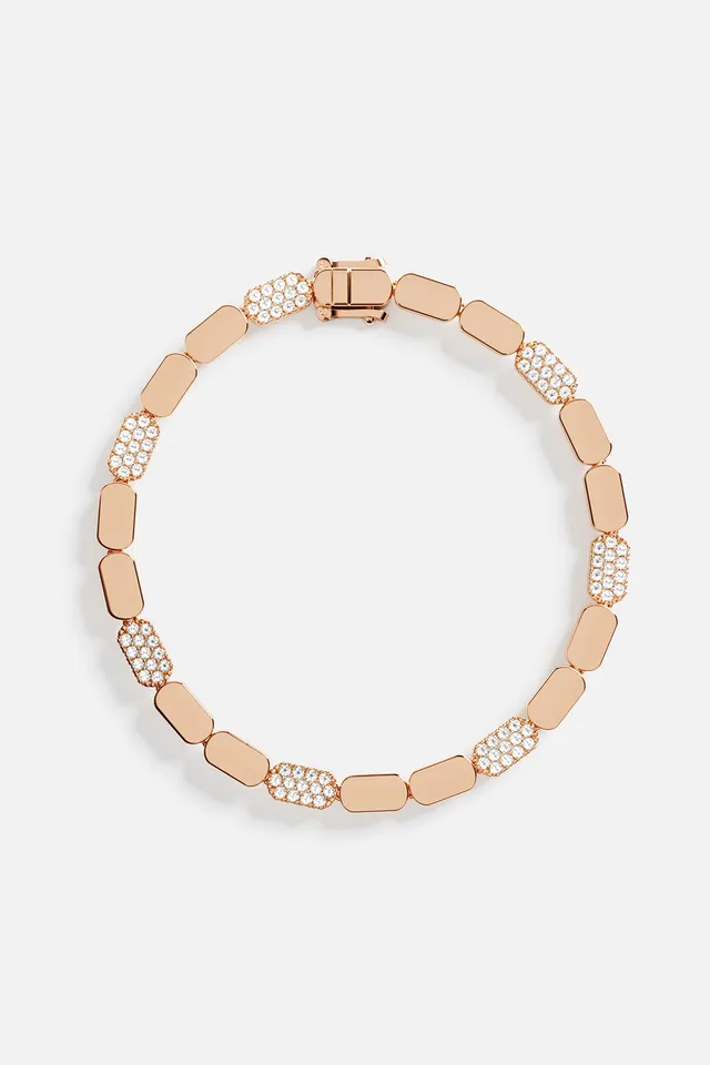 APM Monaco Yacht Club Pavage Bracelet pavé or rose Taille S