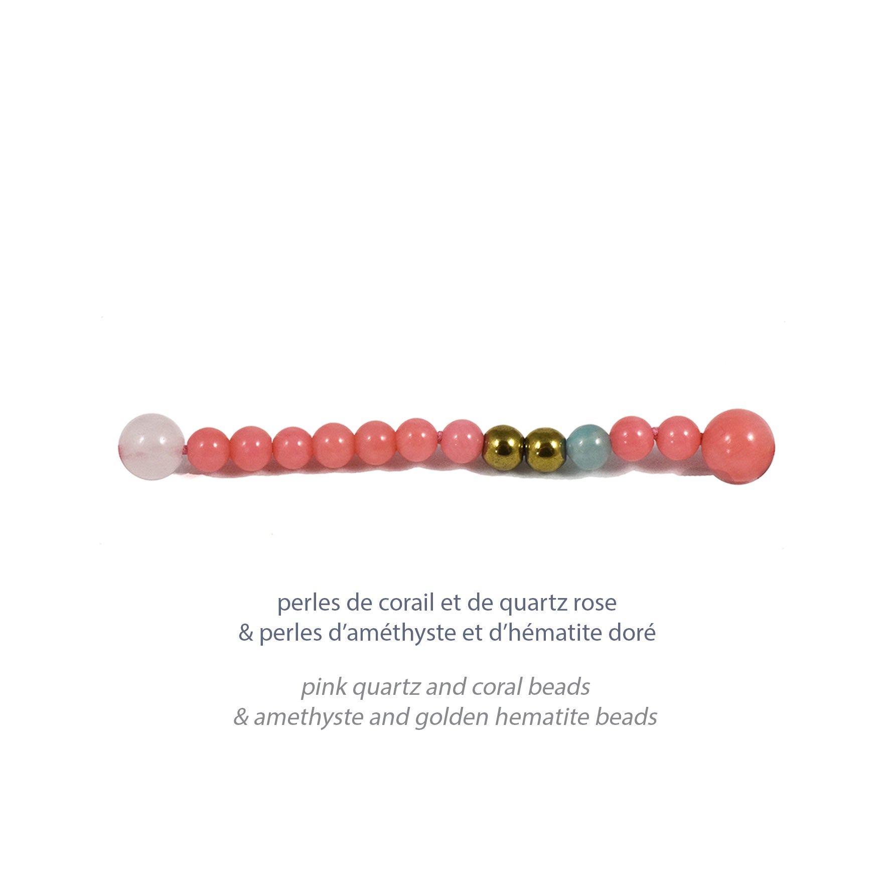 Aimée Aimer Alphabet bracelet Aloha 5 lettres or diamant turquoise