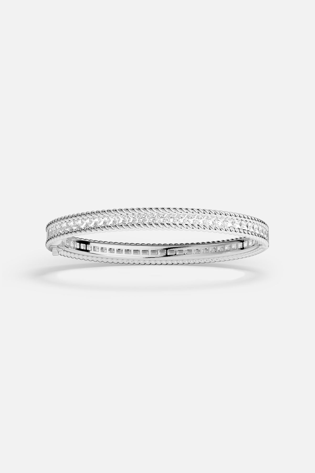 APM Monaco Yacht Club Cordage bracelet jonc blanc taille M