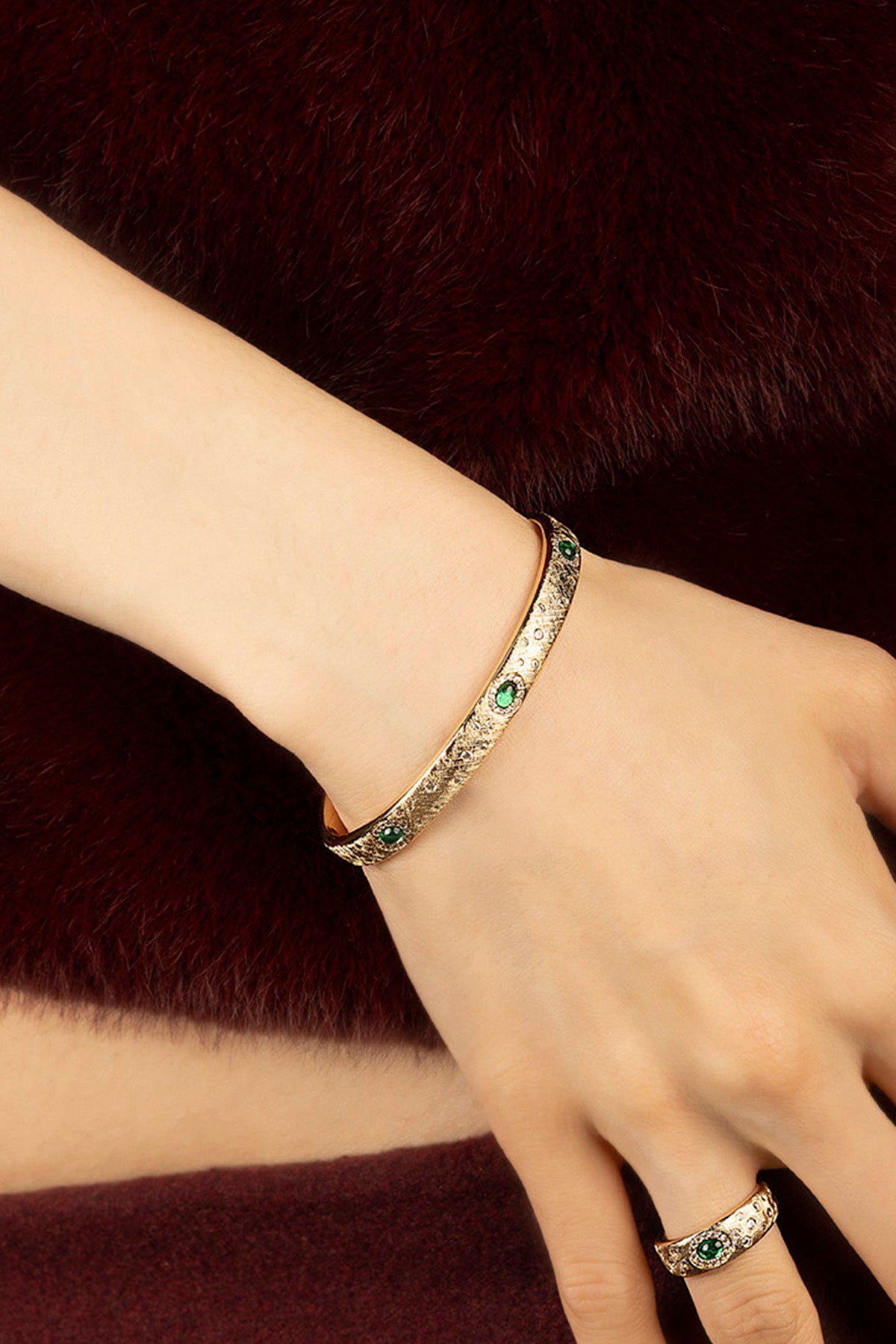 APM Monaco Automne Les Cabochons bracelet M vert