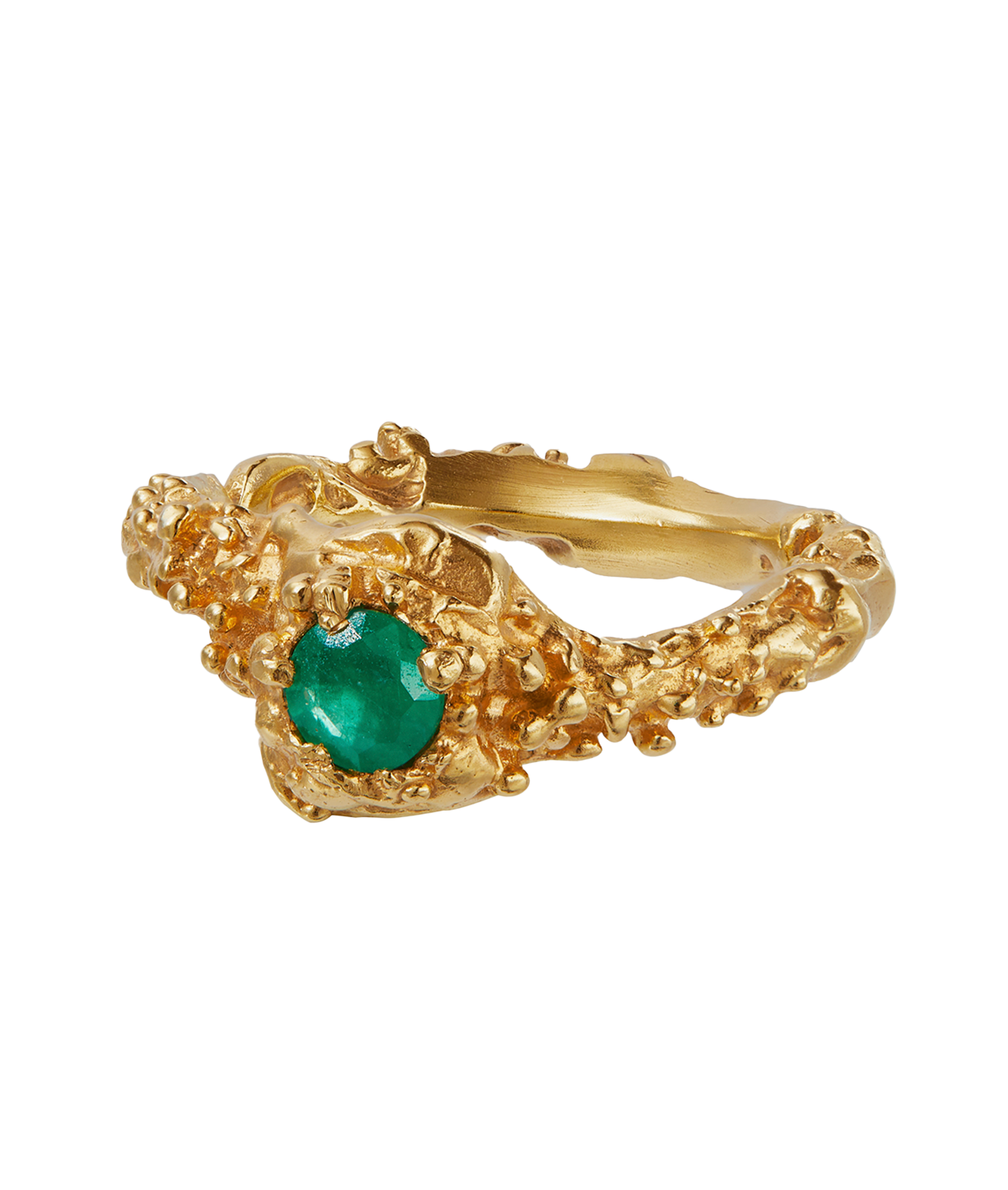 Alighieri Emerald Spark bague émeraude or J M P