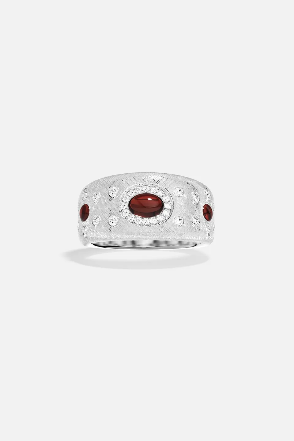APM Monaco Automne Les Cabochons bague bordeaux