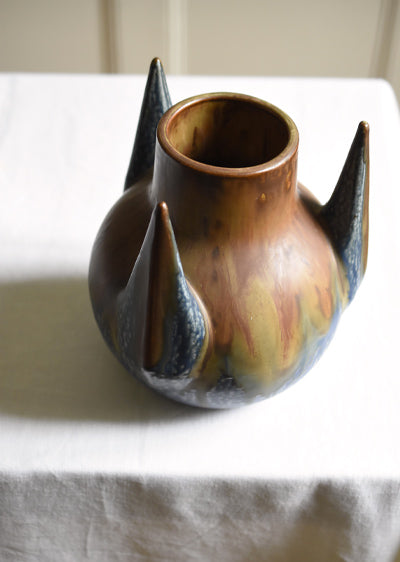 Aimée Aimer Vase diablotin grès flammé bleu 22 cm