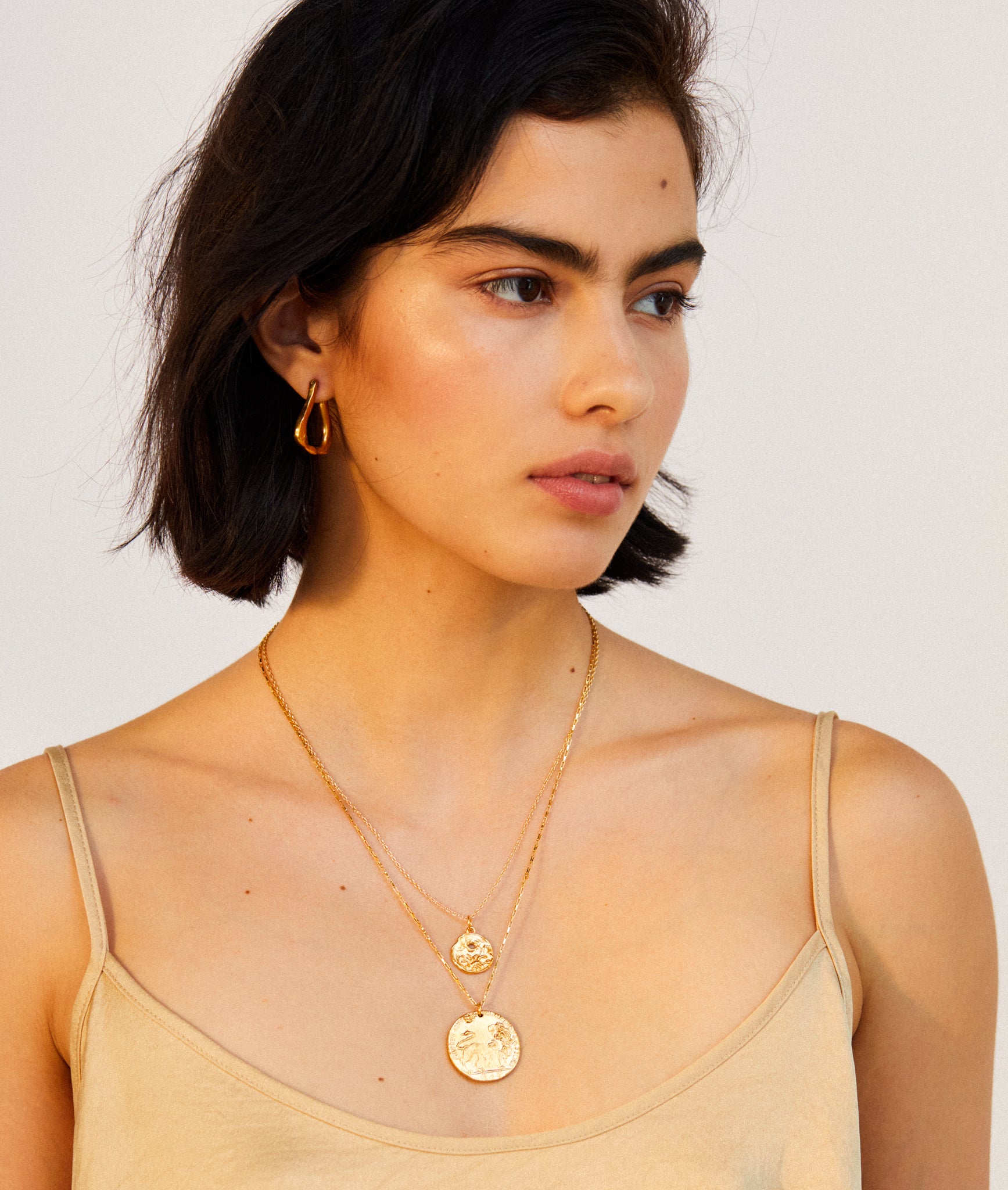 Alighieri Scorpio Medallion collier plaqué or scorpion