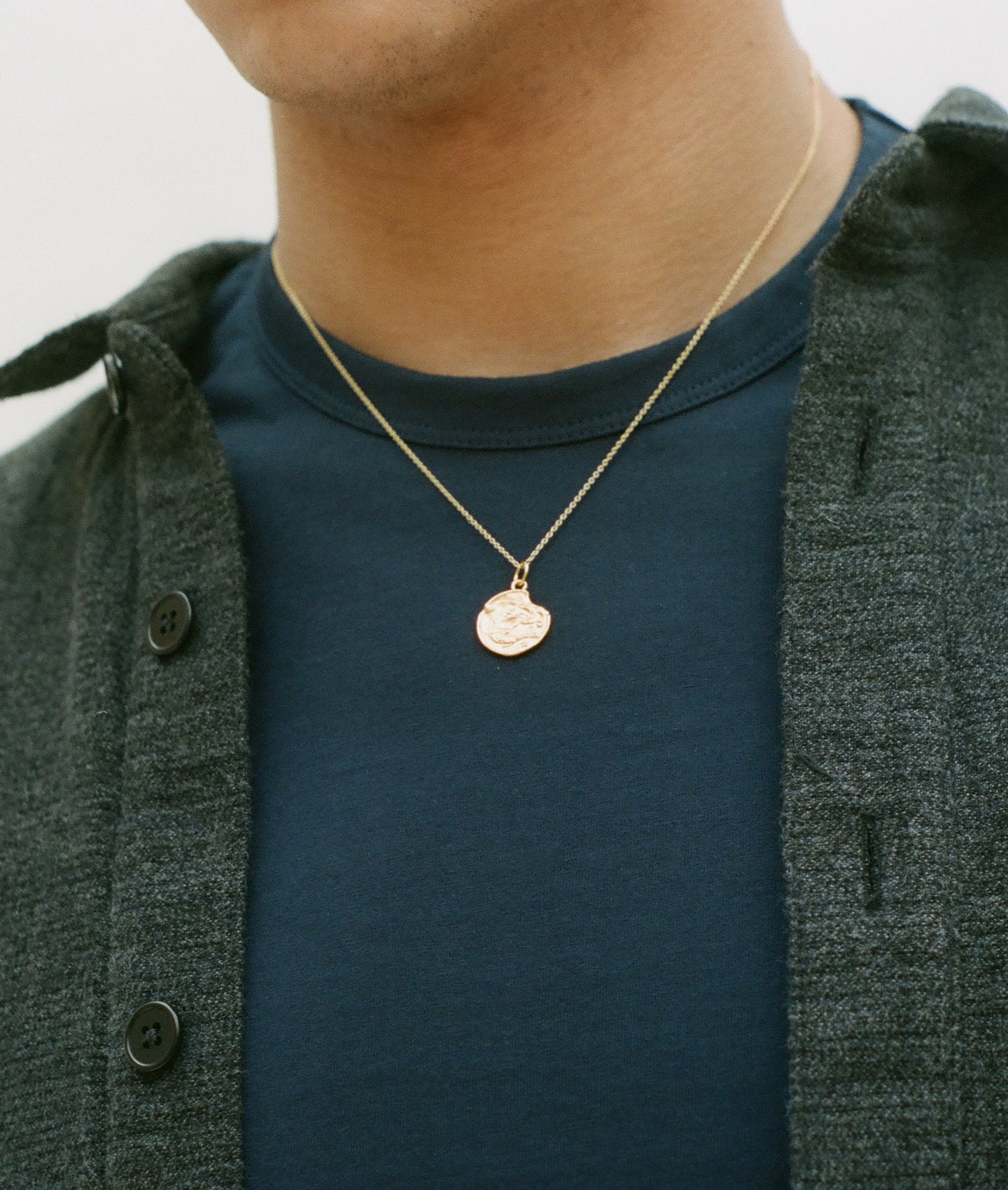 Alighieri Pisces Medallion collier médaille or