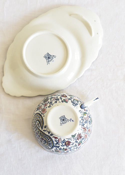 Aimée Aimer Art de la table tasse déjeuner Gien Cachemire faïence
