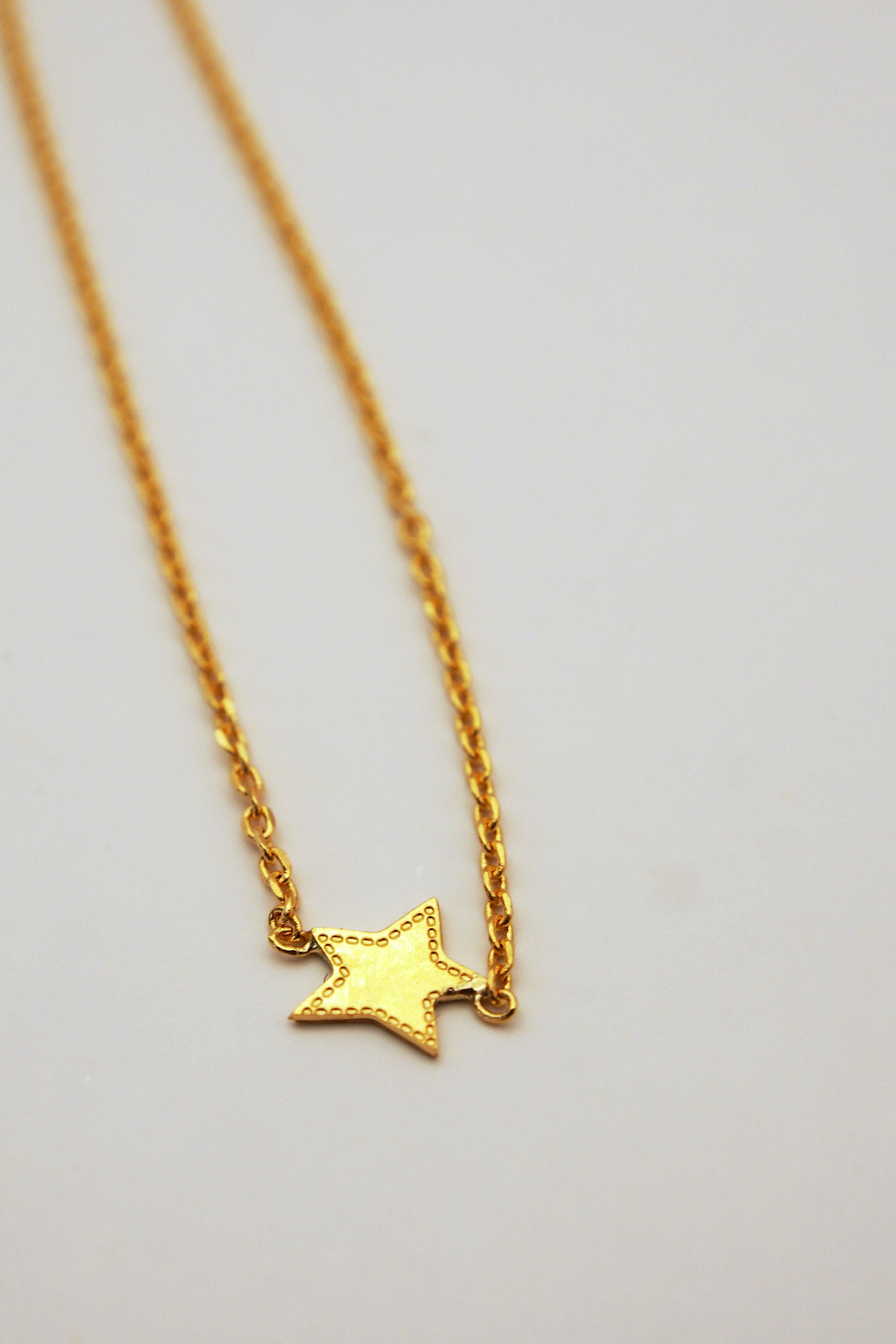 Adorabili Star Denim bracelet doré or fin 24k 14 cm