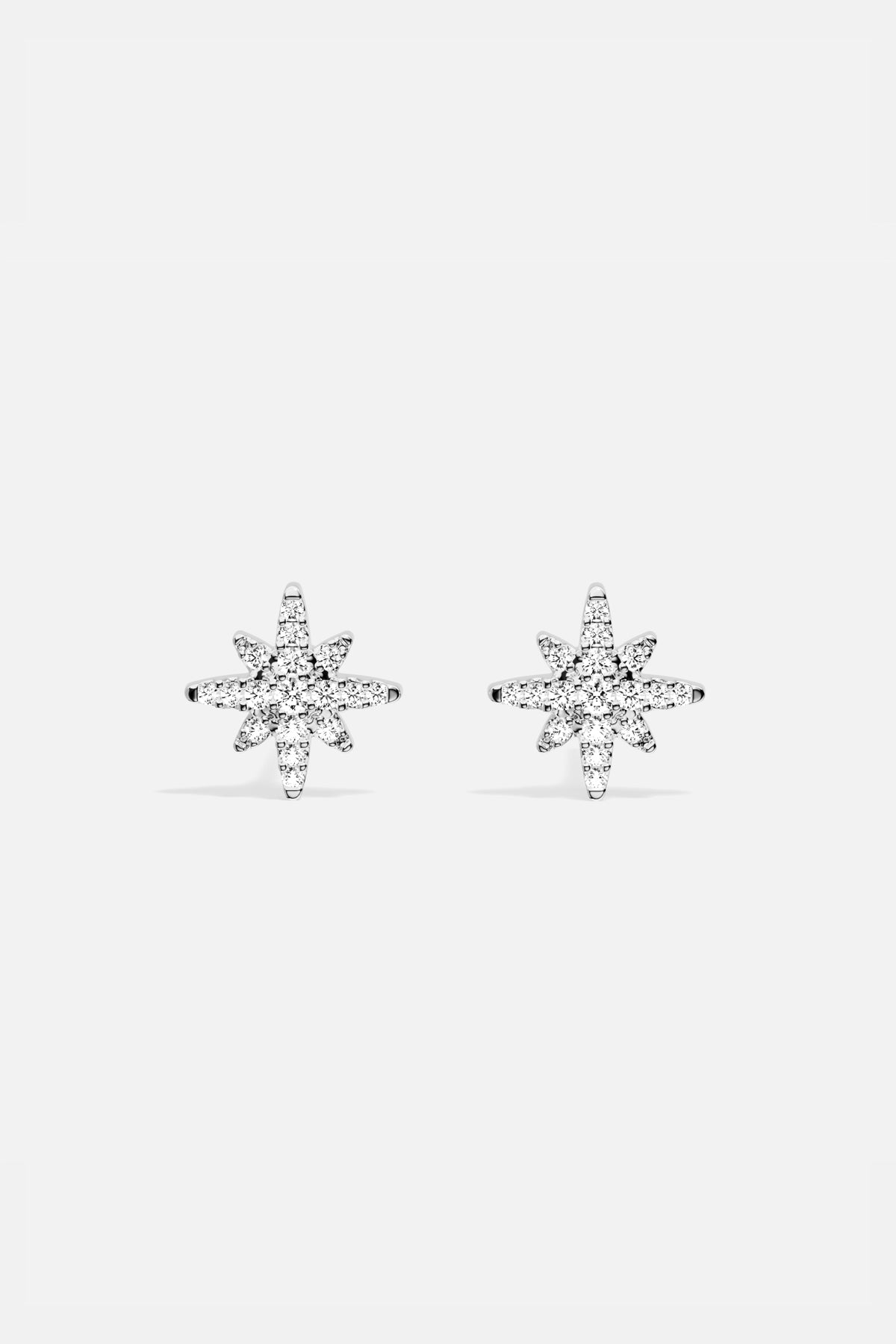 APM Monaco Météorites Puces étoile blanches 8 mm