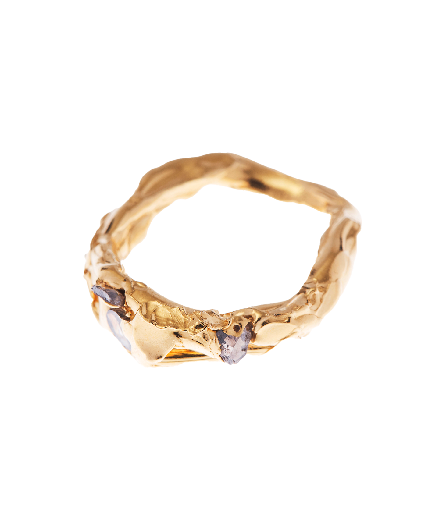 Alighieri Gathering Moons bague or diamant lune