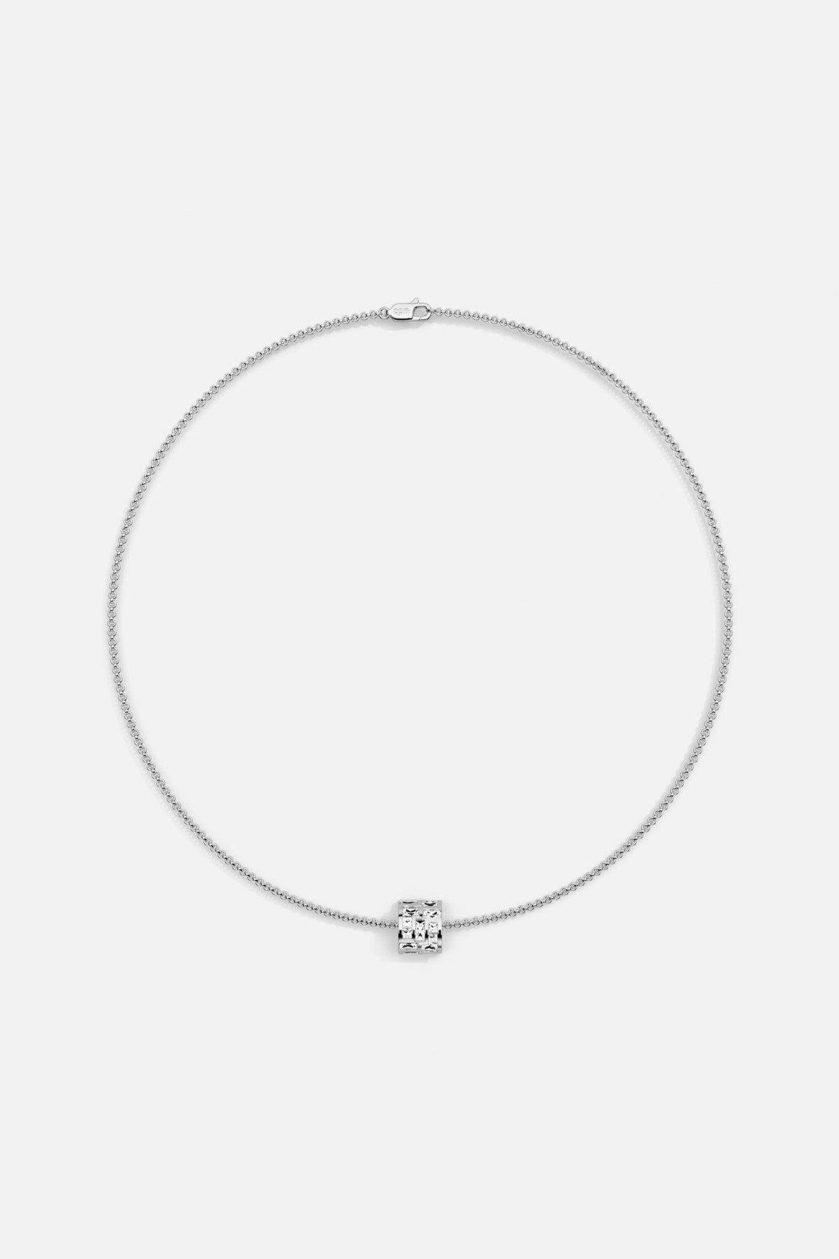 APM Monaco Festival Ice collier ajustable blanc