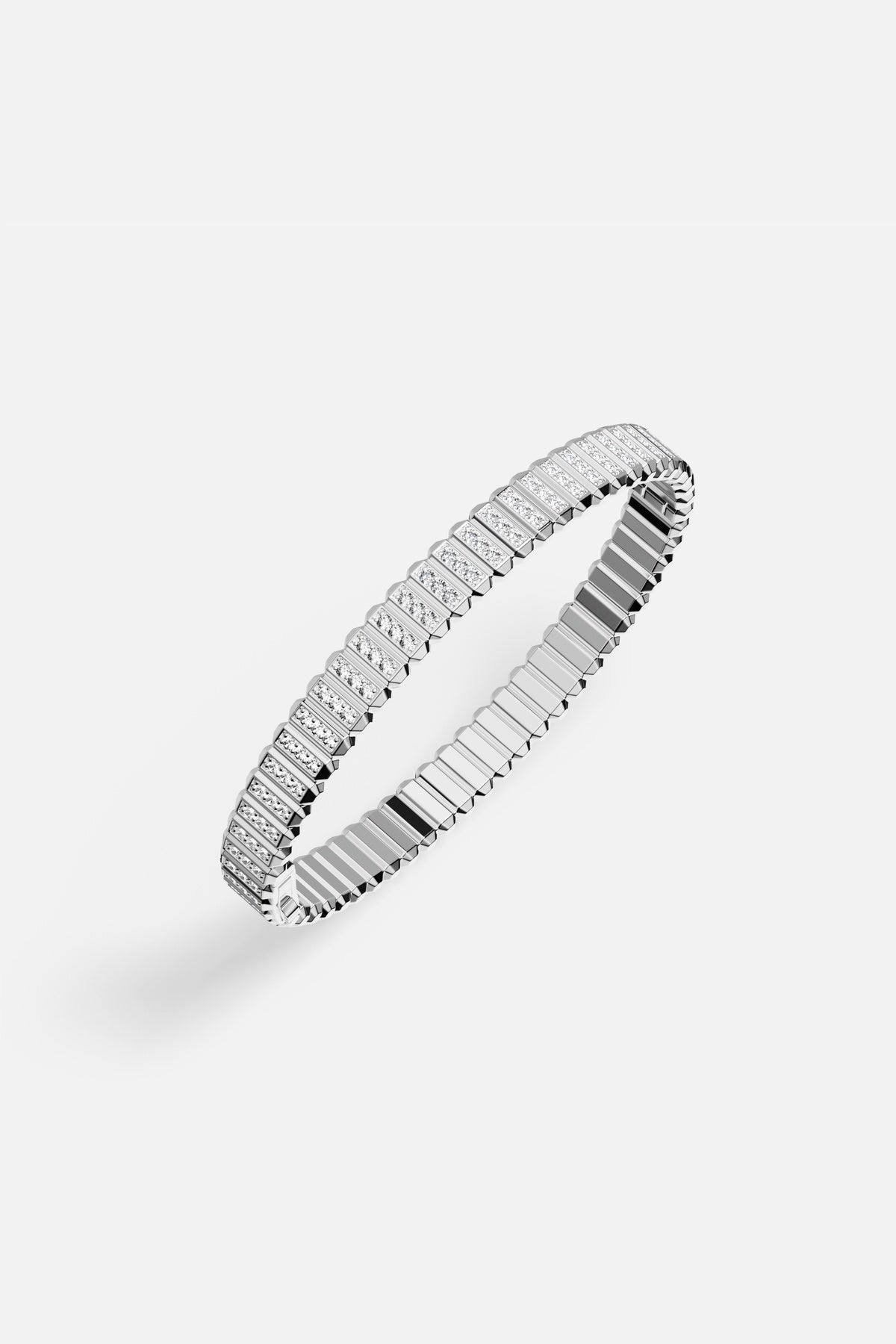 APM Monaco Automne Graphique jonc argent M 16,5 cm