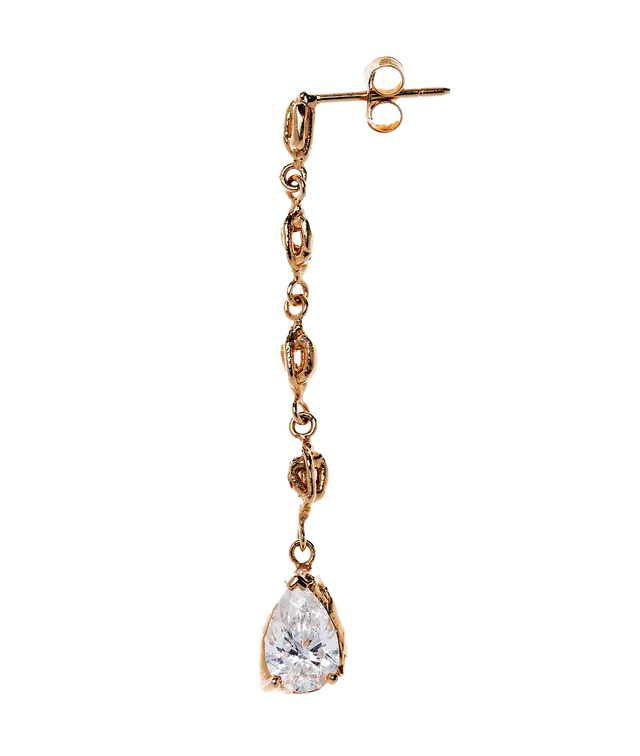 Alighieri The Teardrop of Clarity boucle d’oreille diamant or 9kt
