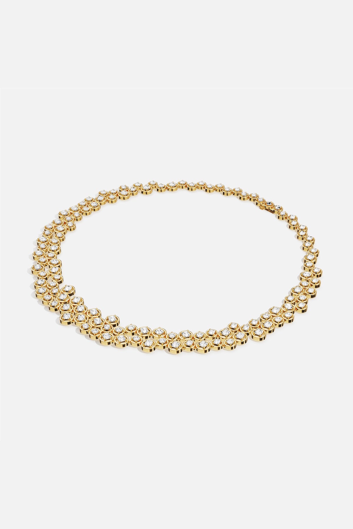 APM Monaco Soleil Bulles d'Eau collier doré 40 cm