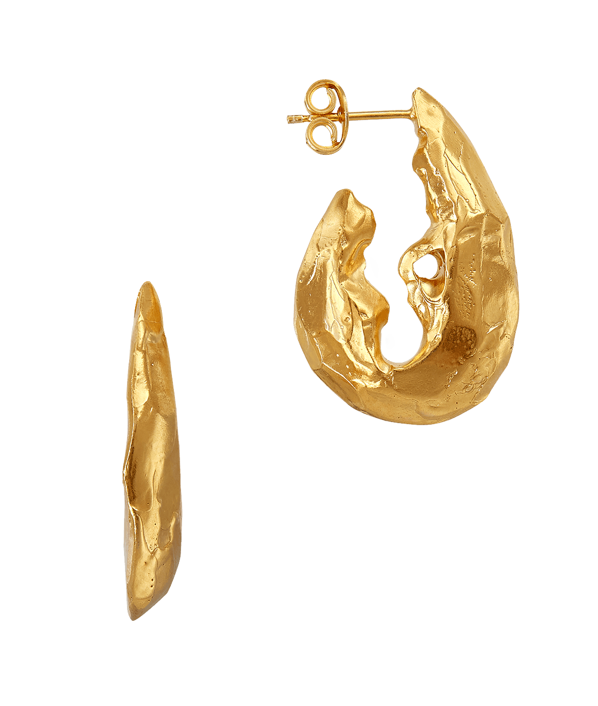 Alighieri Gilded Crustacean créoles dorées crabe