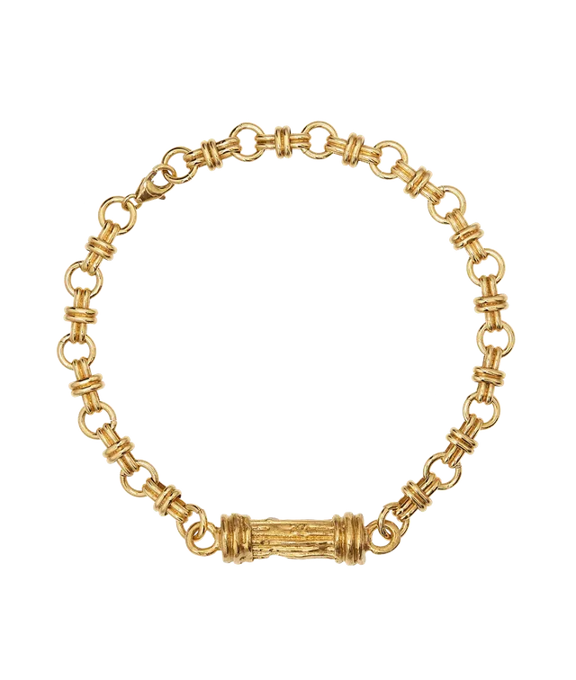Alighieri Founding Pillar Bracelet bracelet chaîne plaqué or